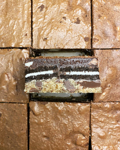 Oreo Brookie layers of cookie dough Oreos and brownie