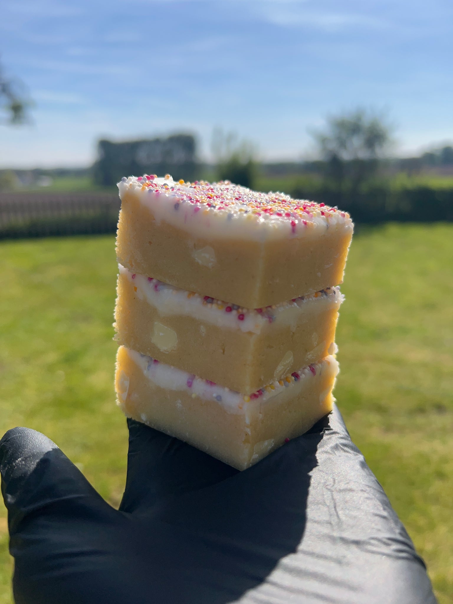 Birthday Cake Blondie - Pick your own - 6 for £15.50