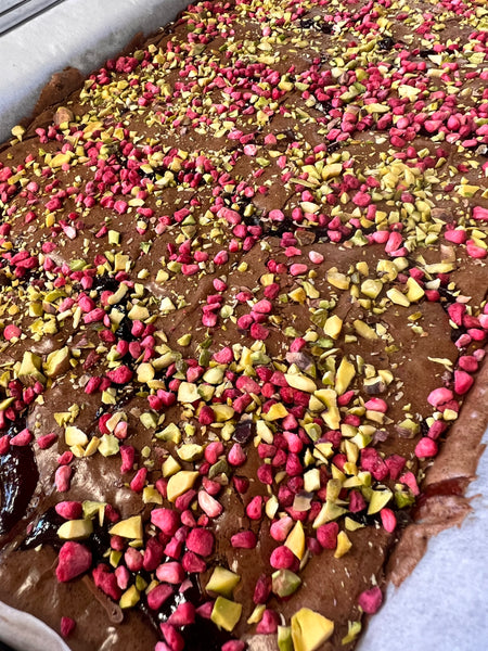 Raspberry & Pistachio Brownie - Mix and Match 6 for £15.50