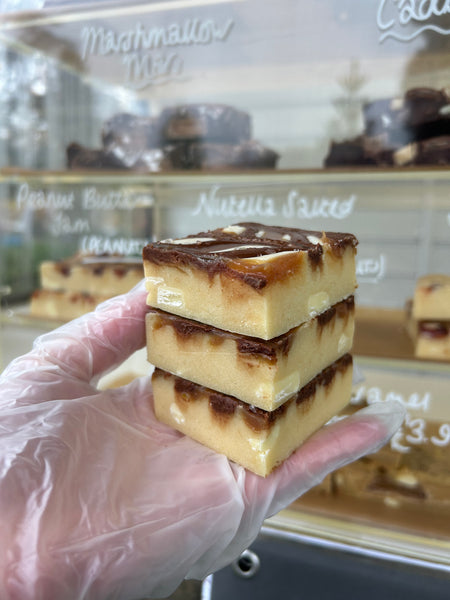 Nutella Salted Caramel Blondie - Pick your own - 6 for £15.50