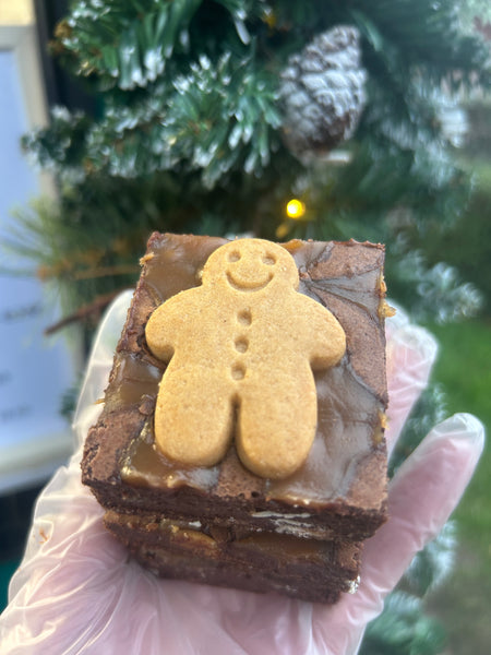 Salted Caramel Gingerbread Brownie - Christmas Week - Pick your own - 6 for £15.50