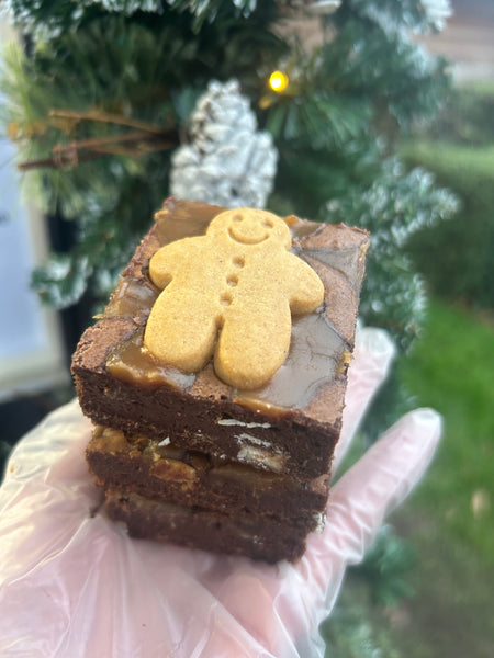 Salted Caramel Gingerbread Brownie - Christmas Week - Pick your own - 6 for £15.50