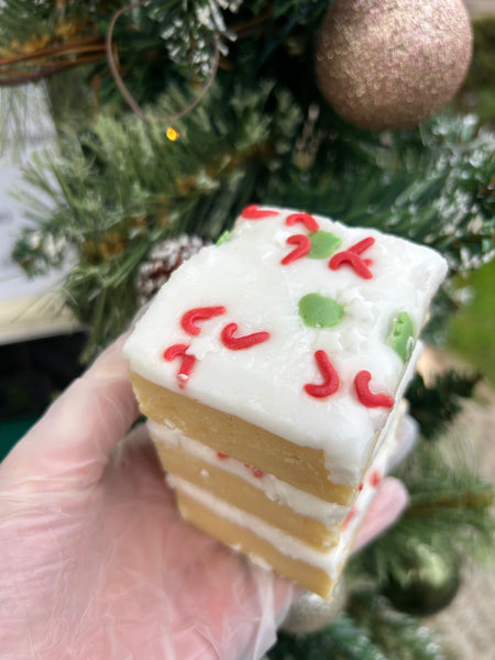 Festive Sprinkle Blondie -Christmas Week - Pick your own - 6 for £15.50