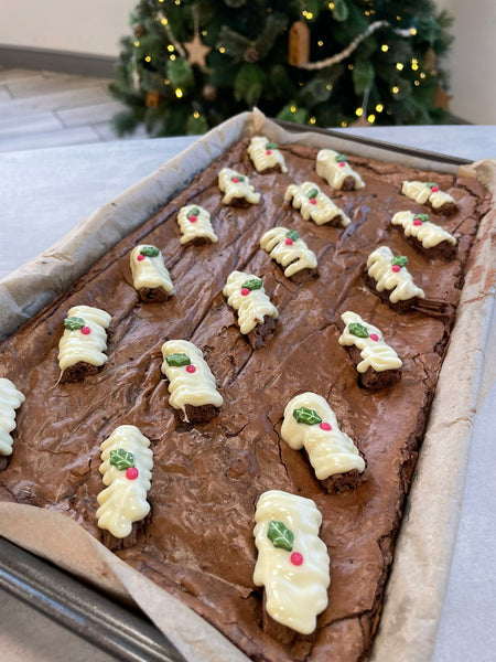 Flake Yule Log Brownie - Christmas Week - Pick your own - 6 for £15.50