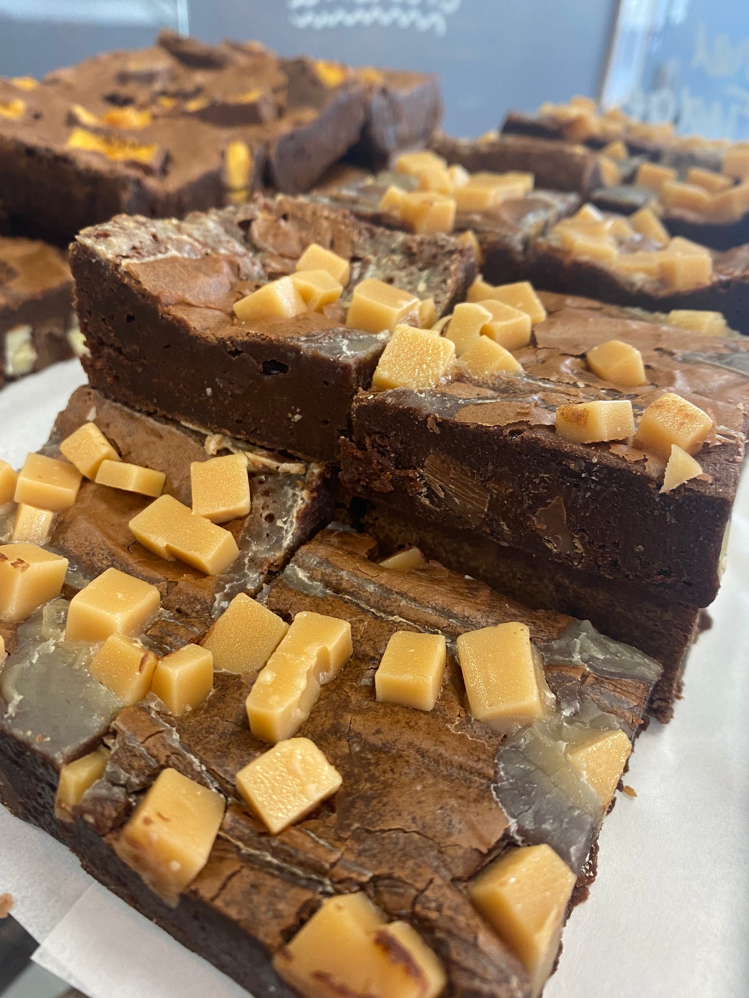 Caramel Fudge Brownie - Pick your own - 6 for £15.50