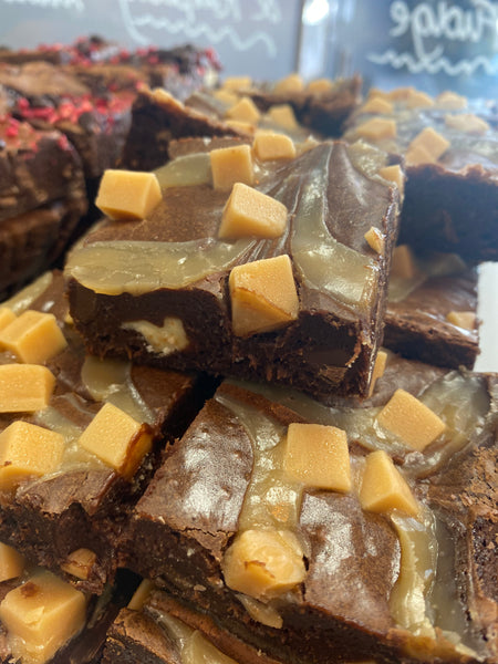 Caramel Fudge Brownie - Pick your own - 6 for £15.50